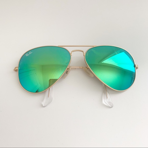 Ray-Ban Accessories - Ray-ban Rayban Aviator Flash Lense Sunglass Green